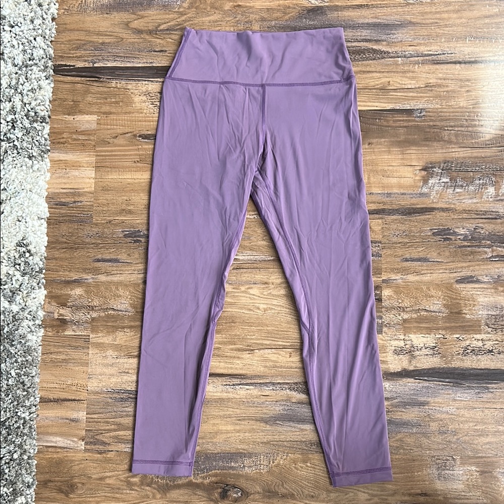Purple High-Waisted Leggings